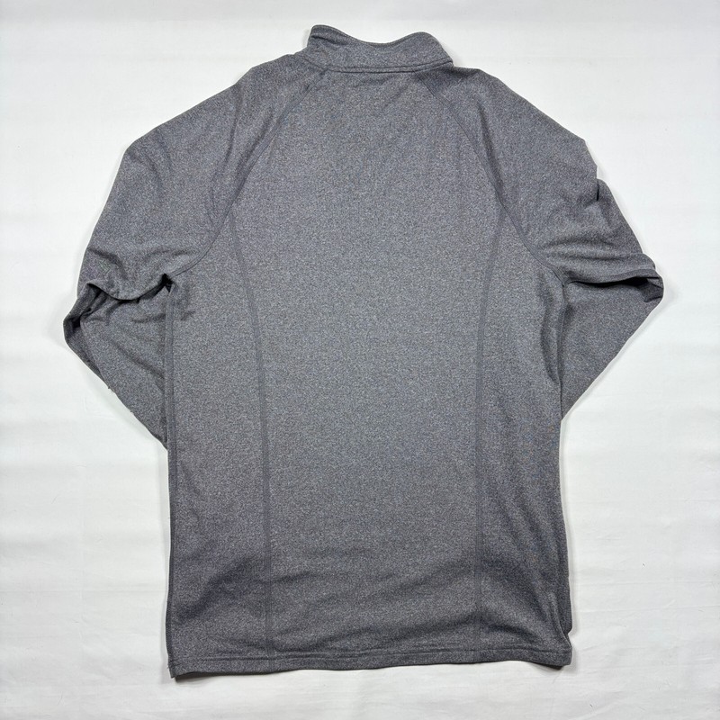 REI Co-Op Gray 1/4 Zip Performance Stretch Pullover Outdoor Hike Casual Mens SM gallery