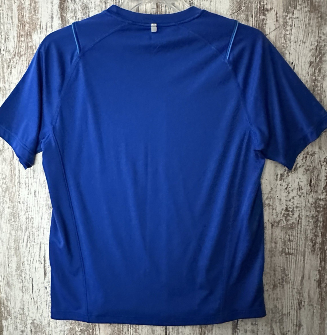 FILA SPORT Men's M Bright Blue Activewear Pullover S/S Moisture Wicking Shirt gallery