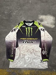 Thor Monster Energy Motocross Pro Circuit Racing Jersey Mens Small Long Sleeve
