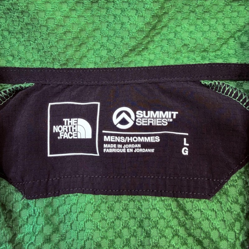 The North Face Summit Series FUTUREFLEECE LT Pullover Mens Large Green 1/2 Zip gallery