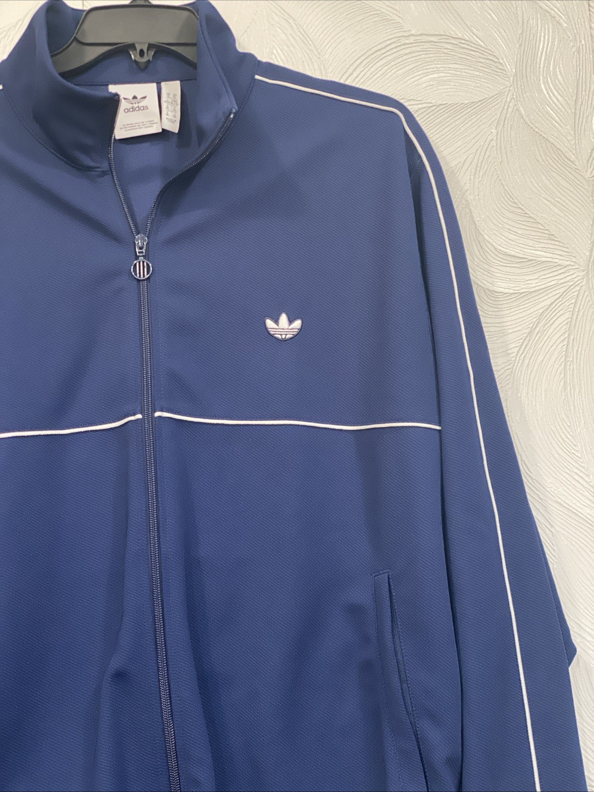 Adidas Blue Men’s Originals Samstag Track Top Jacket Size XL gallery