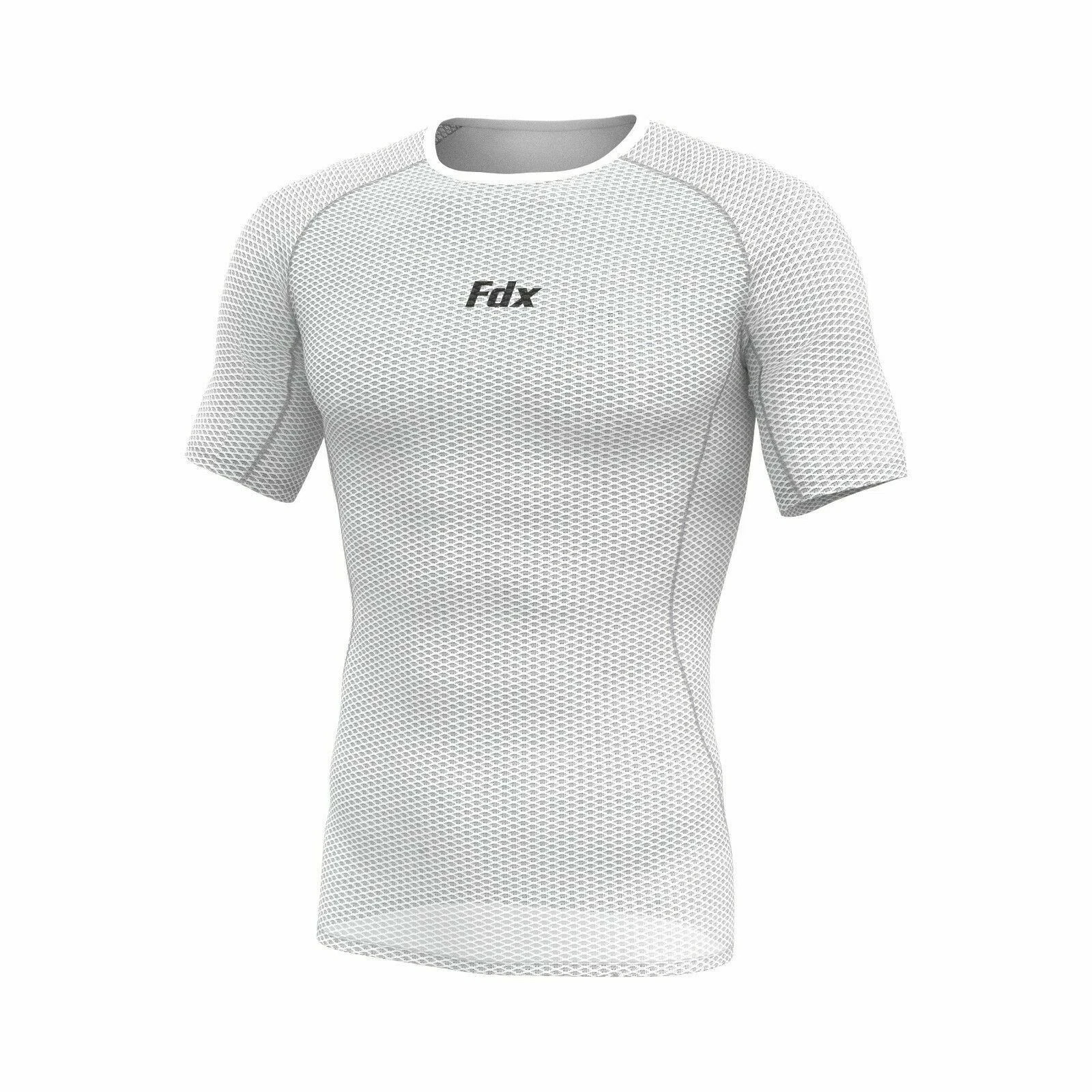 FDX Mens Half Sleeve Cool Mesh Base Layer Lightweight Running Cycling jersey/Top gallery