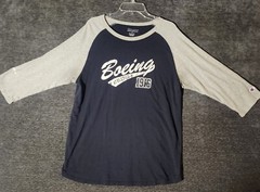 Boeing Athletics Jersey Size XL Blue Champion