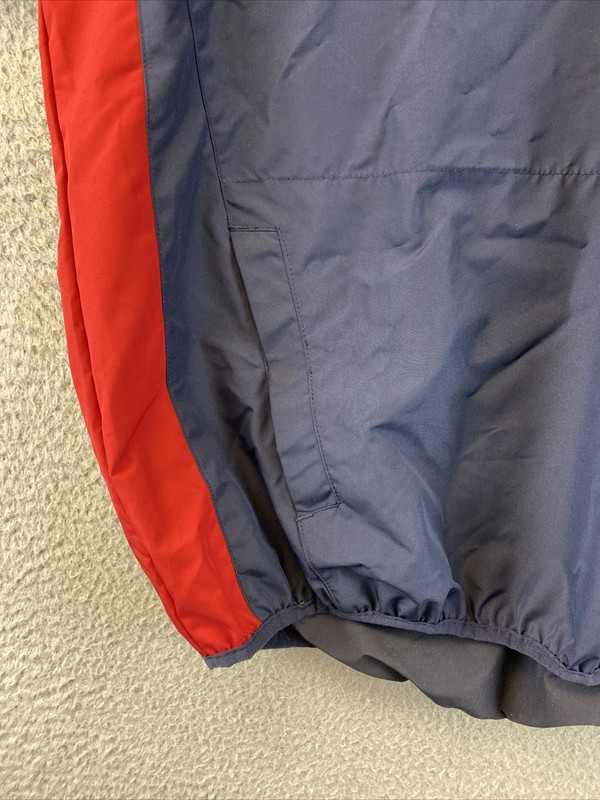 Cooperstown Baseball Short Sleeve Windshirt Mens S Blue Red V Neck Vented /89-58 gallery
