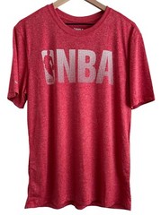 NBA T Shirt Men’s Athletic Short Sleeve Large Red