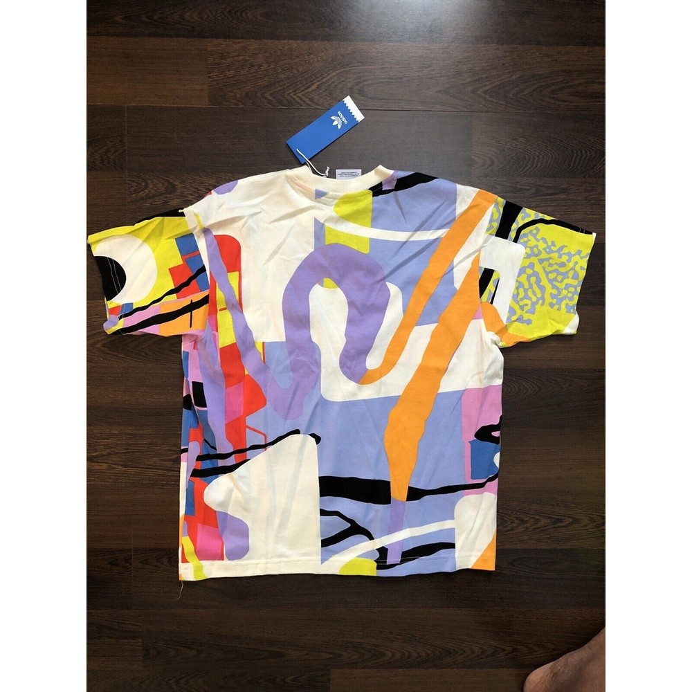 NWT Adidas Love Unites AOP Multicolor Camo T Shirt Size SMALL H43968