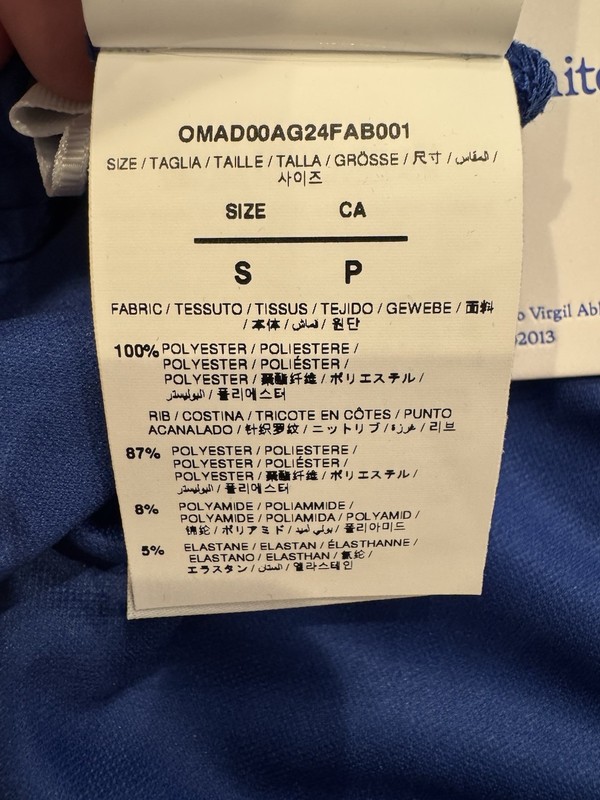 Offwhite Multi-Patch T-shirt Men’s Small Blue gallery