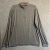 Tasc Performance Bamboo Organic Cotton 1/4 Zip Pullover Mens Size L Gray Stretch gallery