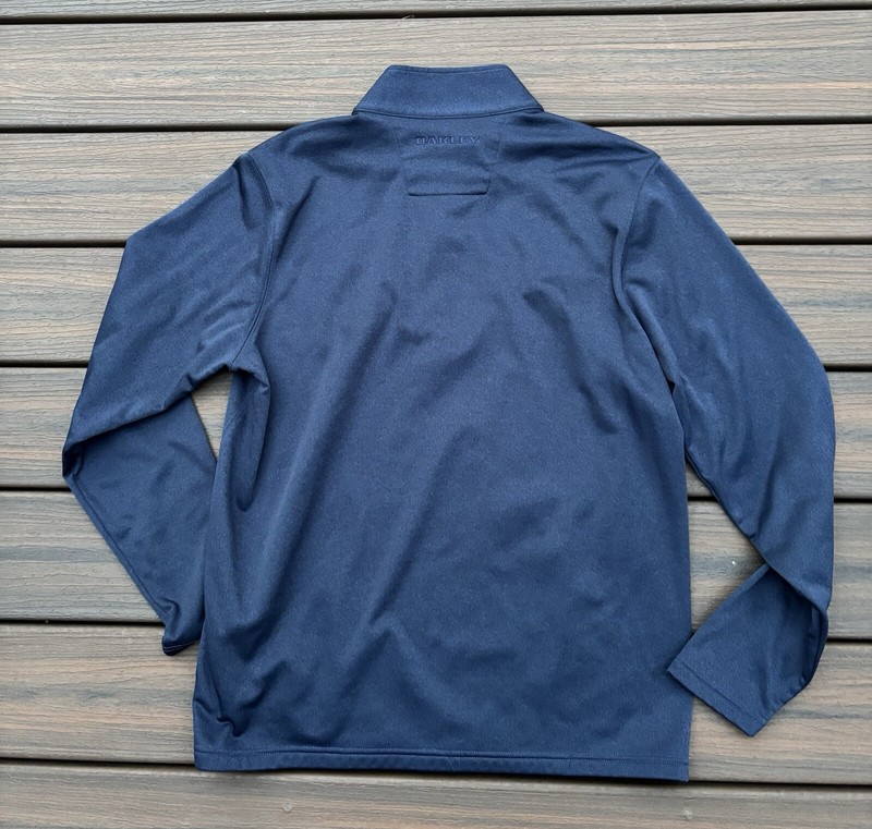 Oakley Software Baselayer Quarter Zip Blue Long Sleeve Pullover Mens L gallery