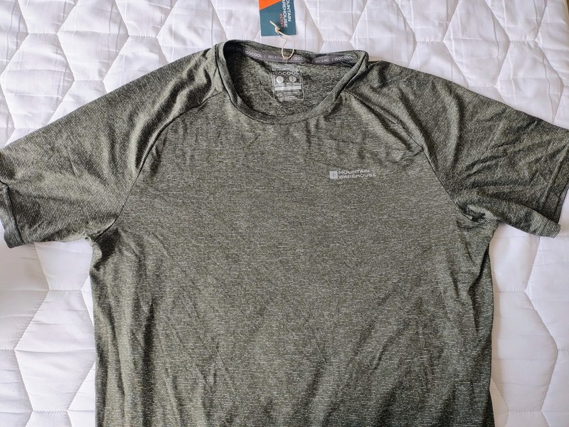 Lot of 2 Mountain Warehouse ISOCool Agra Men's Tees-M & L Quick Dry UV T-shirts gallery