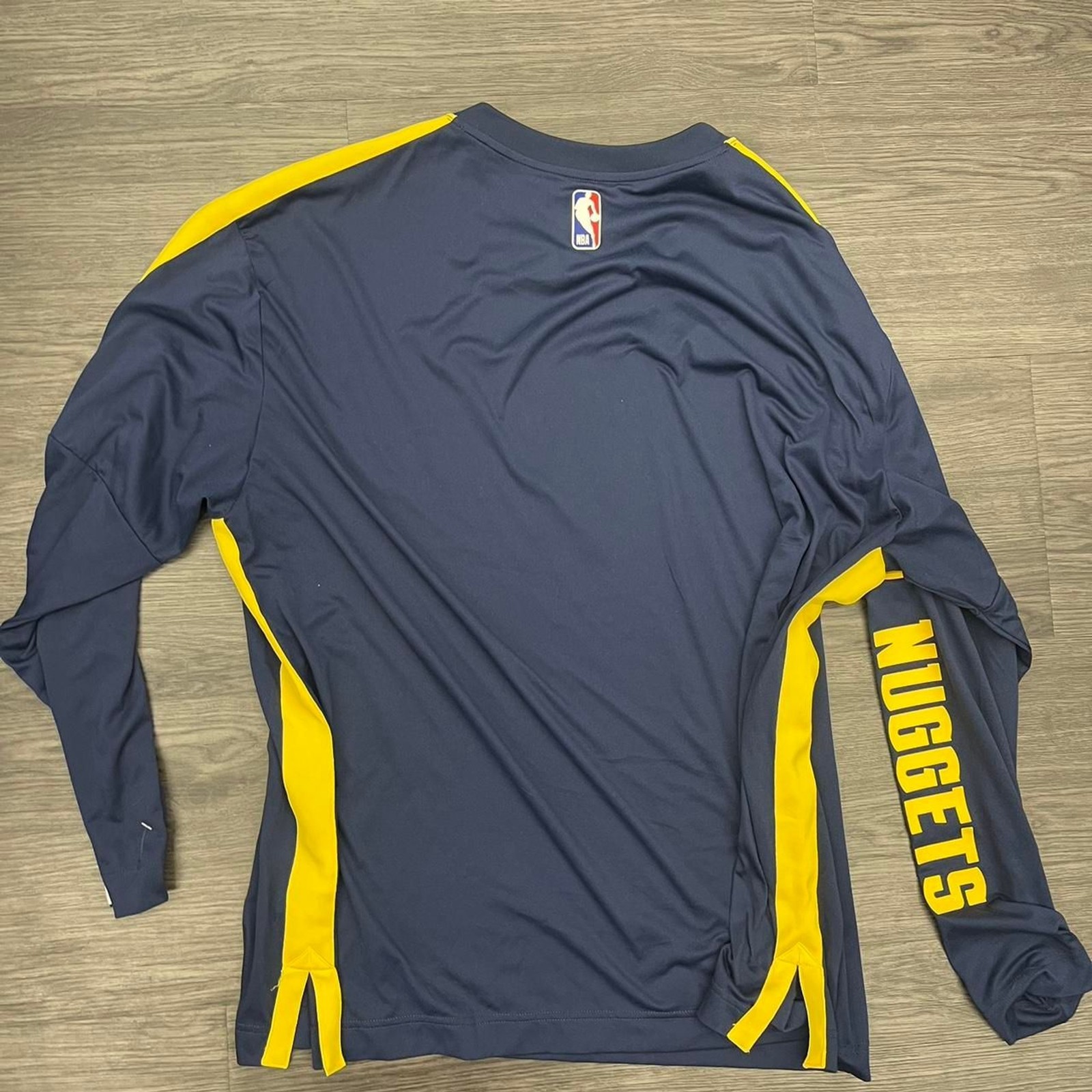 Nike Men's Navy and Yellow Top gallery