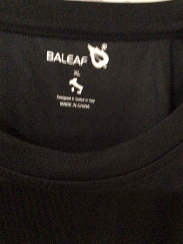 Baleaf Men's 1/4 Zip Pullover Black NWT XL gallery