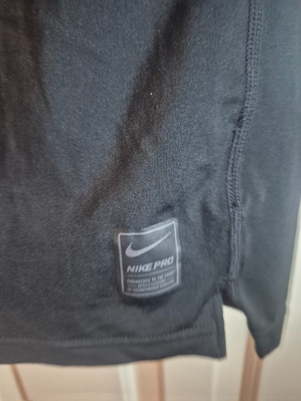 NIKE Pro Dri-Fit Compression Football Shirt 703094-010 SKULL Men's XL fits M/L gallery