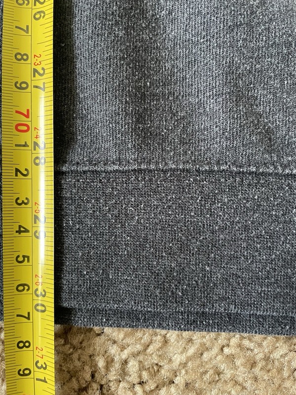 Straight Down 1/4 Quarter Zip Pullover Sweater Embroidered Logo Gray Large JBHS gallery