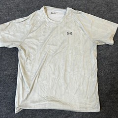Under Armour Shirt Mens Size 2XL Gray HeatGear Loose Fit Short Sleeve Athletic