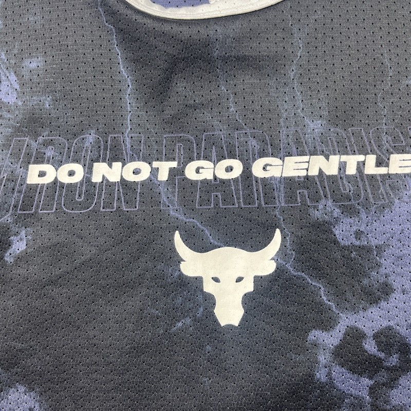 Under Armour Project Rock Mesh Tank Top Shirt Mens Small Do Not Go Gentle gallery