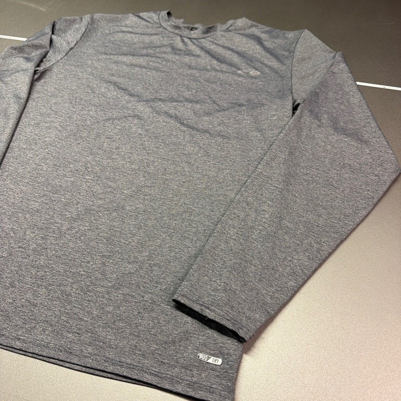 Champion Duo Dry Gray Long Sleeve Performance Athletic Shirt Men's XL gallery