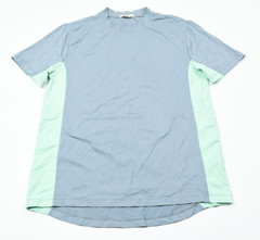 Onia Sun Shirt Mens Large Gray Green Short Sleeve Stretch Swim Beach