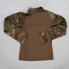 CQR Assault Long Sleeve Military Camo EDC Top 1/4 Zip Multi Terrain Small Shirt