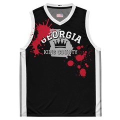 King County Georgia Daryl Dixon #8 Blood Splattered PopFelix Fictional Basketbal