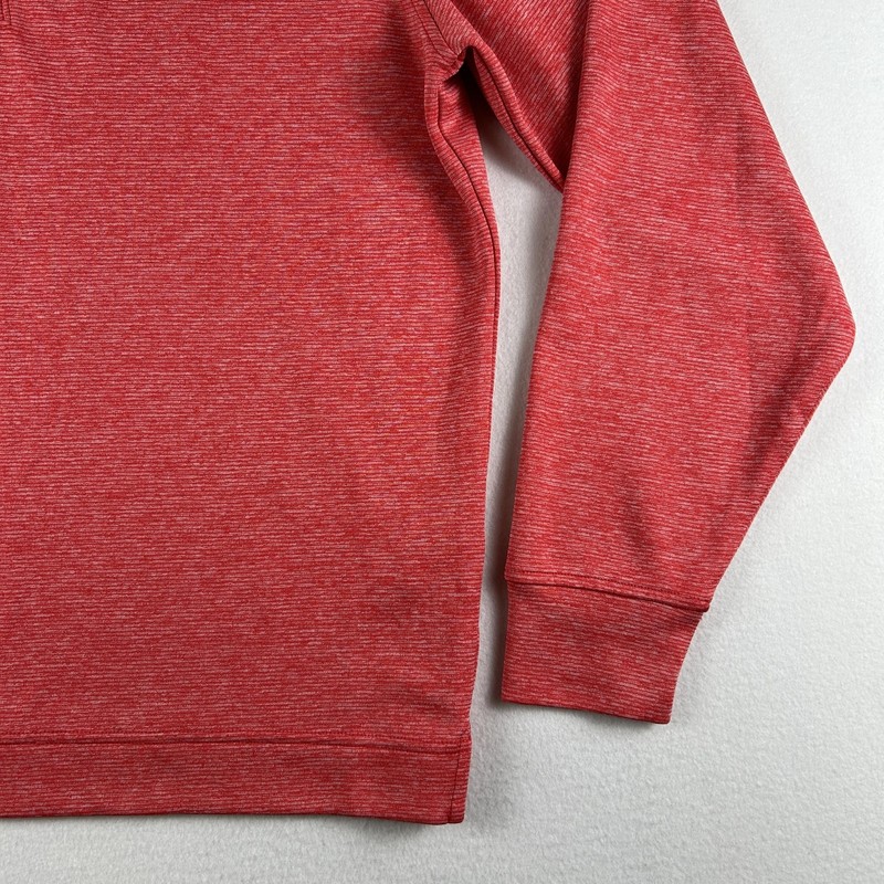 FootJoy Performance Pullover Mens Large Red 1/4 Zip Pocket Long Sleeve Golf gallery