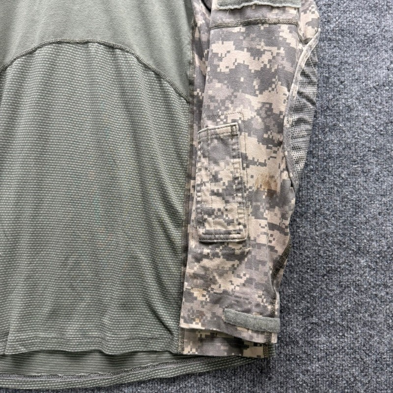 Army Combat Uniform ACU Tactical Shirt Men's Size M Digital Camo Long Sleeve gallery