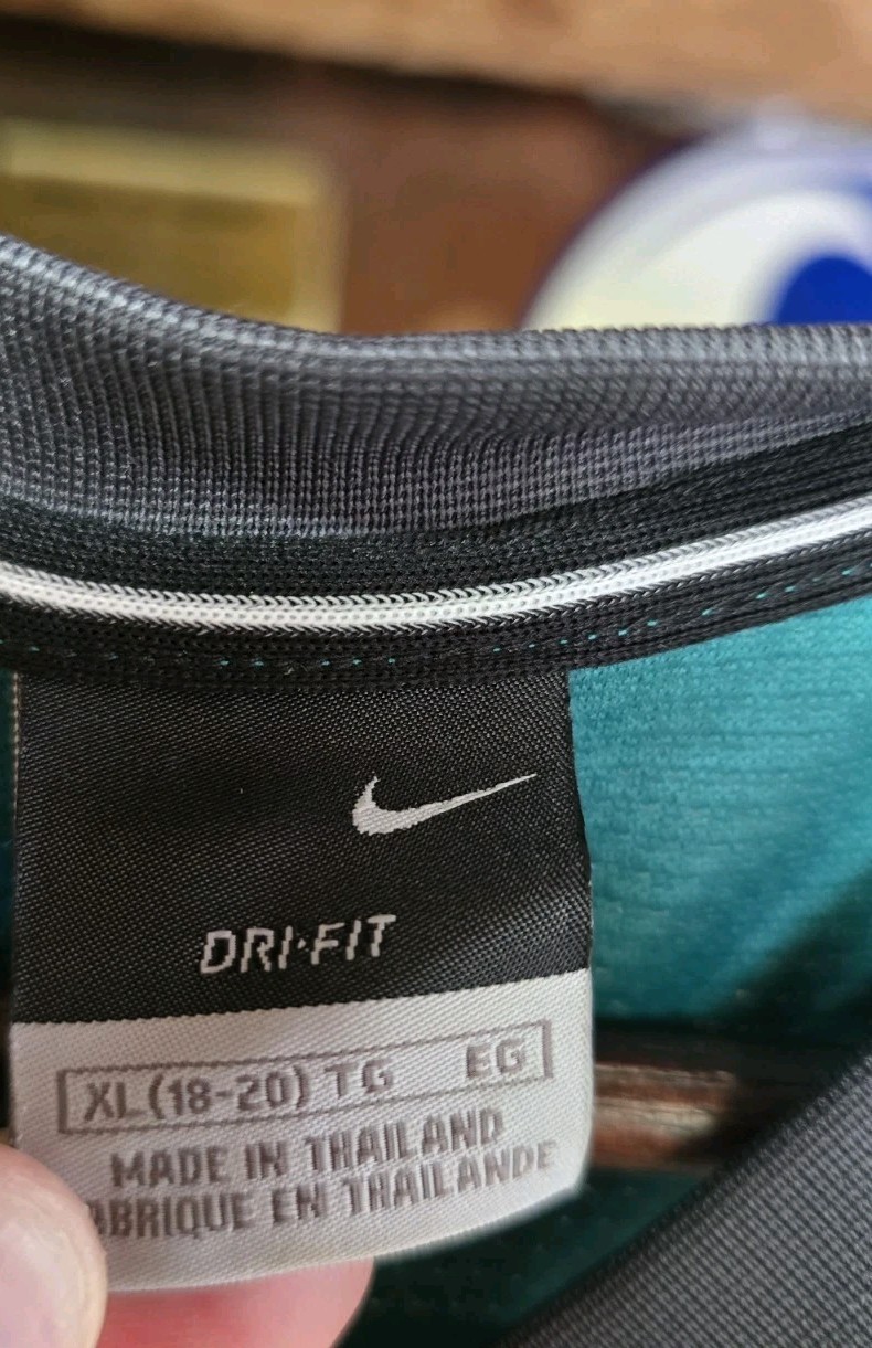 Vintage Nike Hoops Basketball Jersey Tank Top Center Swoosh Mens XL (Large Fit) gallery