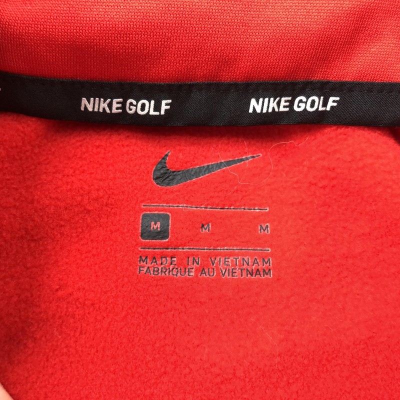 Nike Pullover Mens Medium Red Gray 1/4 Zip Union University Bulldogs Golf gallery
