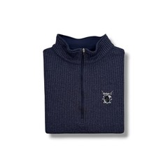 Straight Down 1/4 Zip Waffle Performance Pullover Mens Large • MINT CONDITION