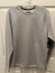 Men’s FLX Gray Urban Commuter Pullover Size Med NWT