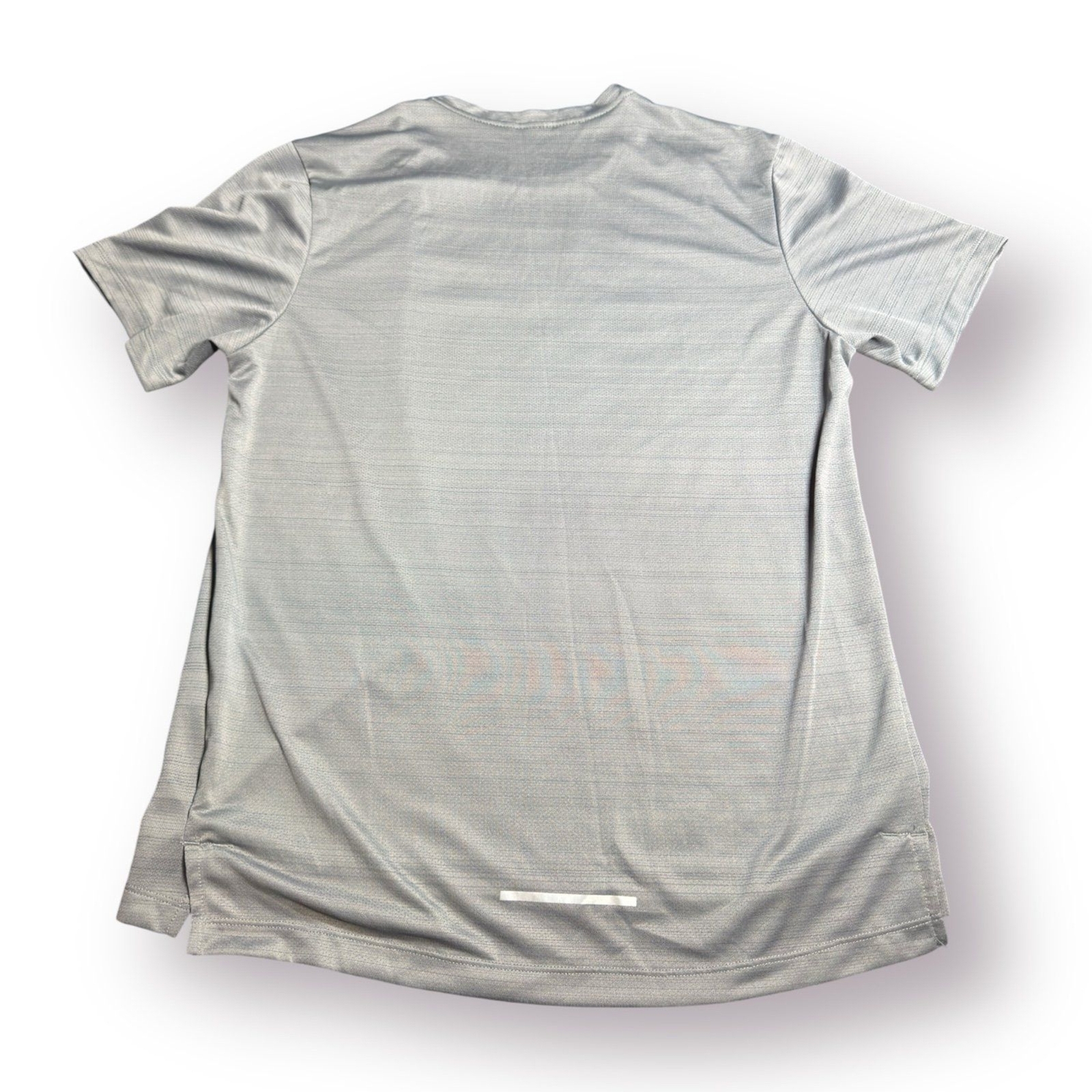 Nike Dri-Fit Running T-Shirt Size Medium Smoke Grey Miler Shirt Top Athletic gallery