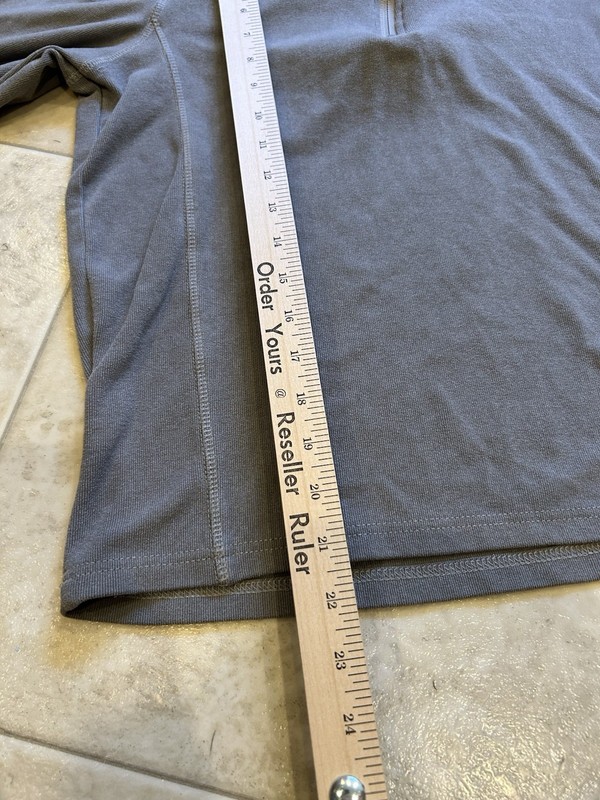 Avalanche Quarter Zip Top Stand Up Pullover Gray Mens Small gallery