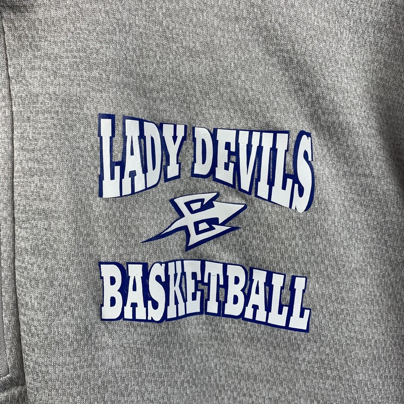 Adidas Pullover Men's XL Gray Lady Devils Basketball Quarter Zip Athletic Jacket gallery