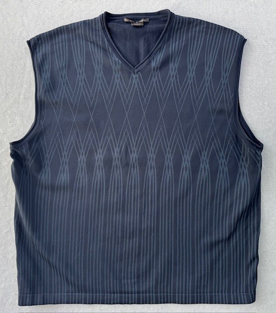 Tiger Woods Collection Mens Golf Vest Size XXL 2XL Navy Blue gallery