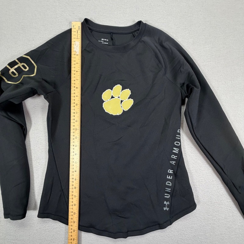 Under Armour ColdGear Shirt Mens Medium Black Excellent Long Sleeve Compression gallery