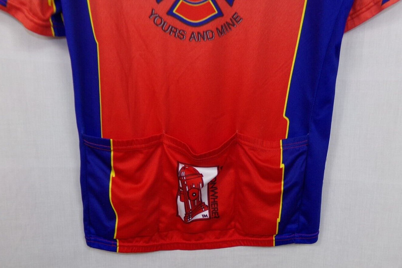 Vintage Fire Fighter Themed Aussie Cycling Jersey Racing Shirt Mens Size Large gallery