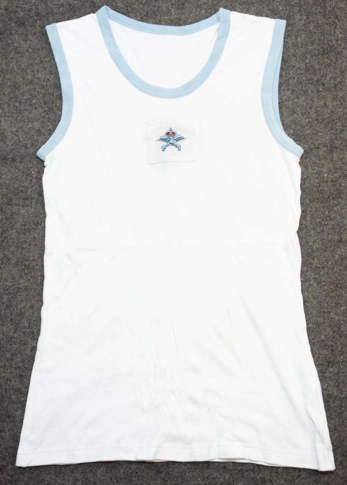 British military Royal Air Force RAF P.T.I training top vest G1 gallery