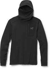 Arc’teryx Rho LT Base Layer Hoody Black – Men’s Small