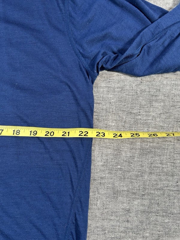 Smartwool Merino Base Layer Shirt Mens Extra Large Navy Blue Long Sleeve Crew gallery