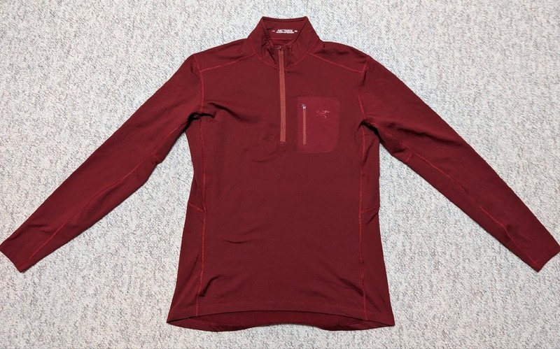 ARCTERYX baselayer RHO AR zip neck L iron red shirt gallery