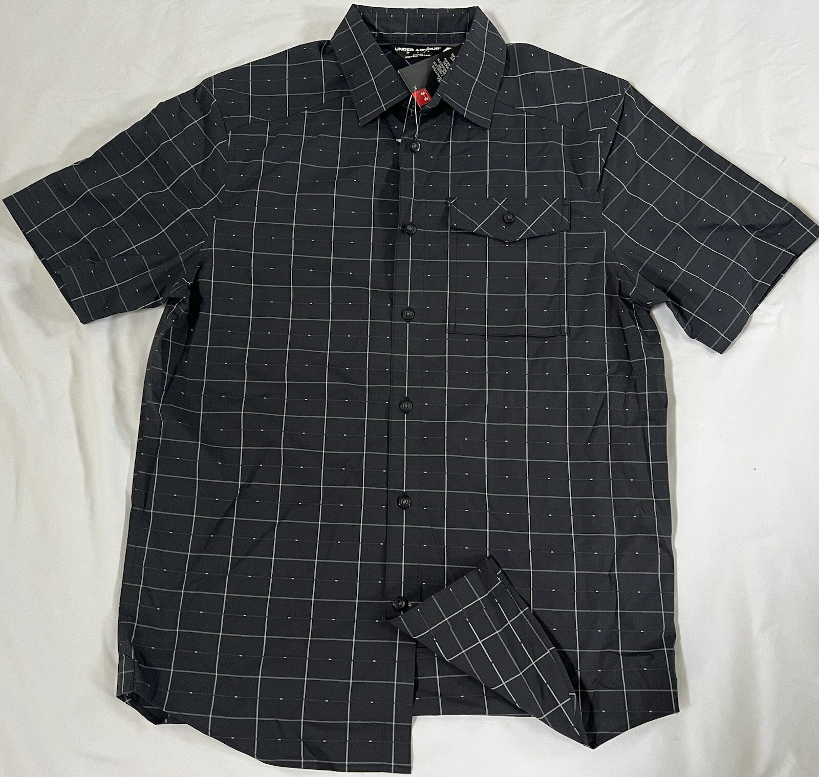 🔥Under Armour UA Backwater S/S Mens Shirt Black STYLE #1290762-001 SMALL $74.99 gallery