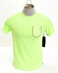 Saucony Lime Green Race Pace Short Sleeve Running Shirt Men’s NWT