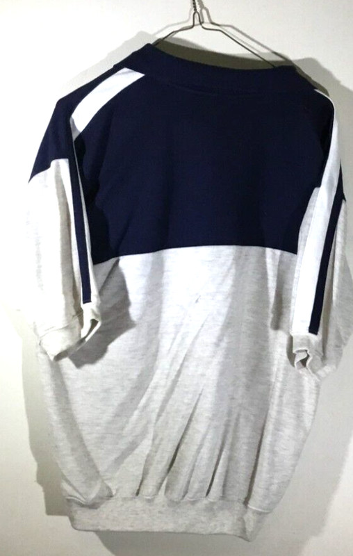 Mens Pullover White Navy Blue Cream Large Cotton Knightsbridge Pre-Owned gallery