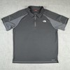 The North Face Polo Shirt Mens XL Gray 1/4 Zip FlashDry Athletic Hiking Running gallery