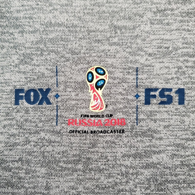2018 FIFA World Cup Adidas Golf Half-Zip Sweatshirt Mens LARGE Russia FOX SPORTS gallery