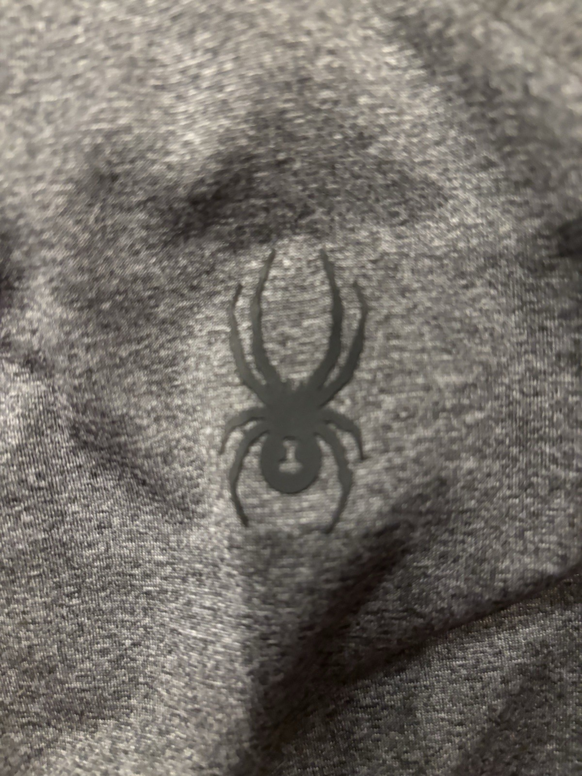 Spyder Active Men’s Long Sleeve Crew Neck Stretch Athletic Shirt Gray/Black M gallery