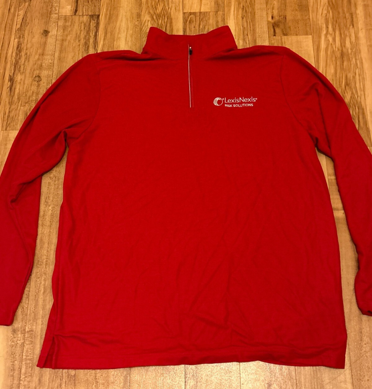 Core 365 LexisNexis Risk Solutions Mens Size Large 1/4 Zip Red Long Sleeve Shirt gallery