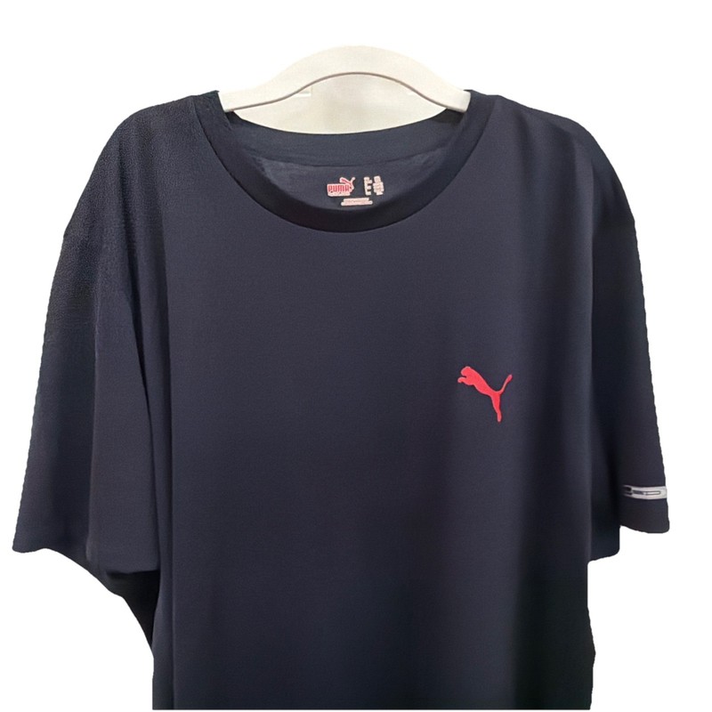 Puma Blue Athletic Fitness Short Sleeve Top Active Wear Shirt Mens XXL - NEW gallery
