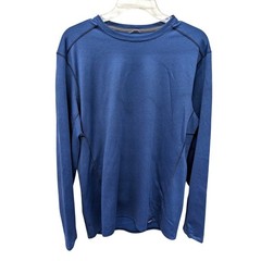 Patagonia Men’s Capilene Midweight Baselayer Blue Polartec Crew Neck Top- L