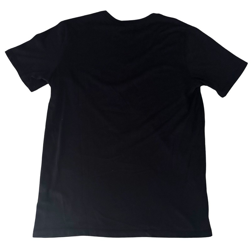 Nike Sportswear Just Do It Orange Box Logo T Shirt Mens Medium Black Swoosh Tee gallery